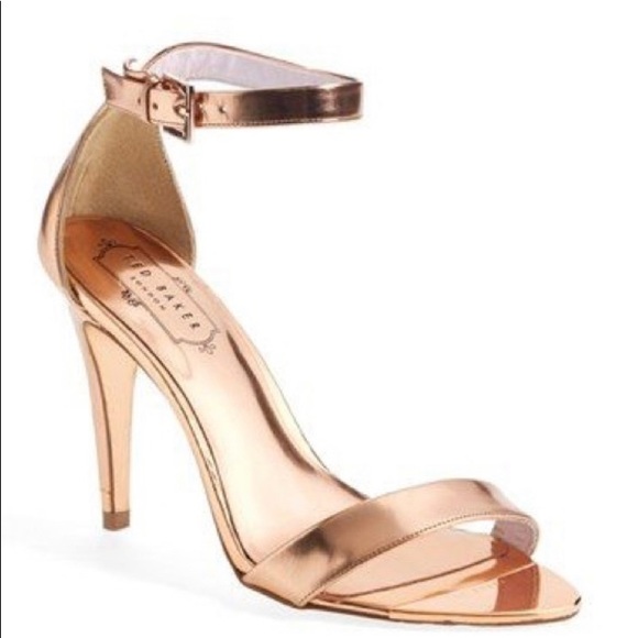 ted baker rose gold heels